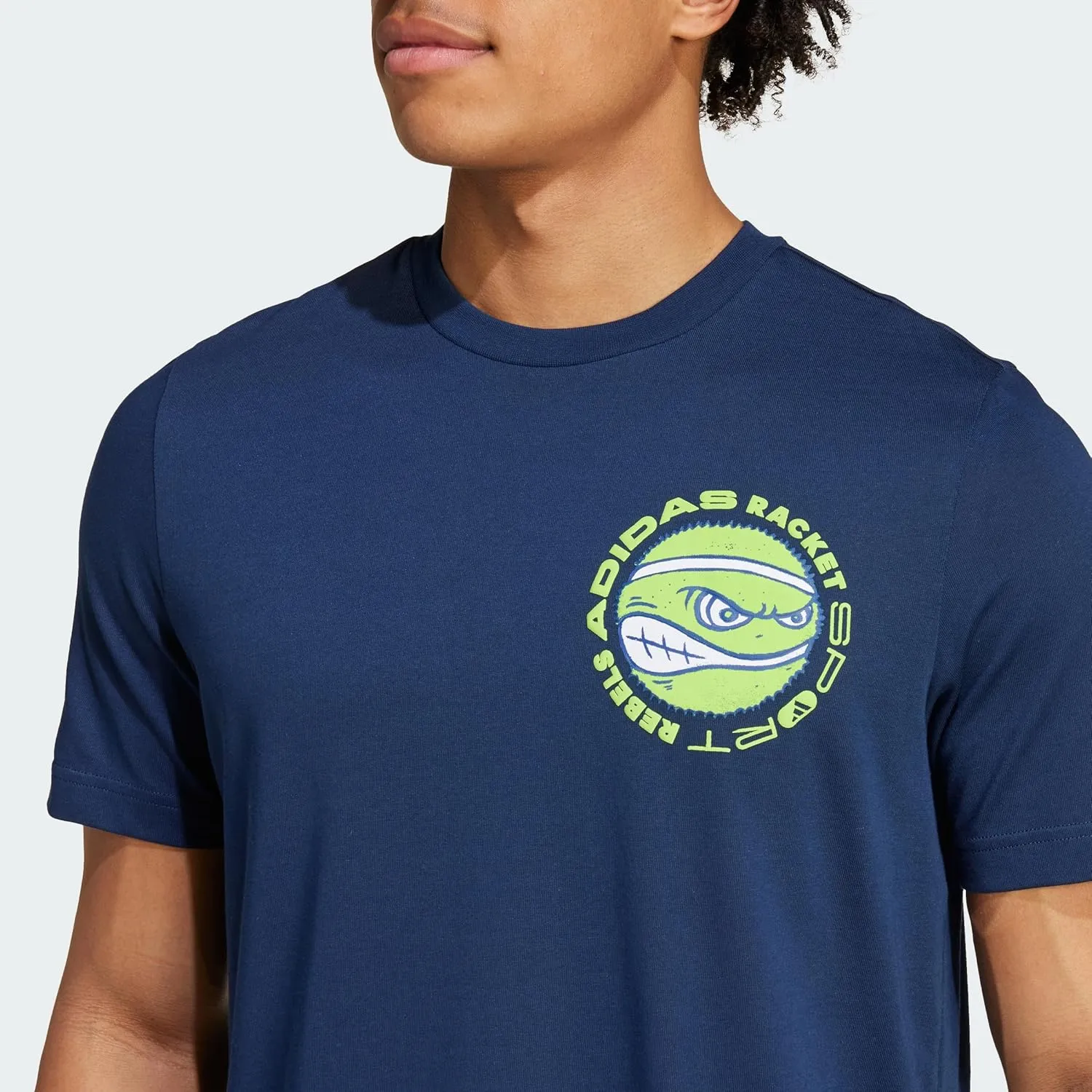 adidas Men's Racket Sport Rebels Graphic T-Shirt