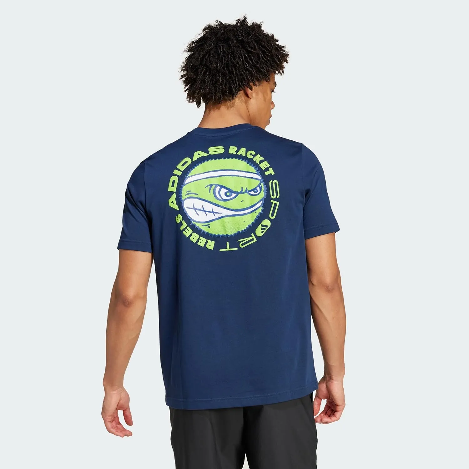 adidas Men's Racket Sport Rebels Graphic T-Shirt