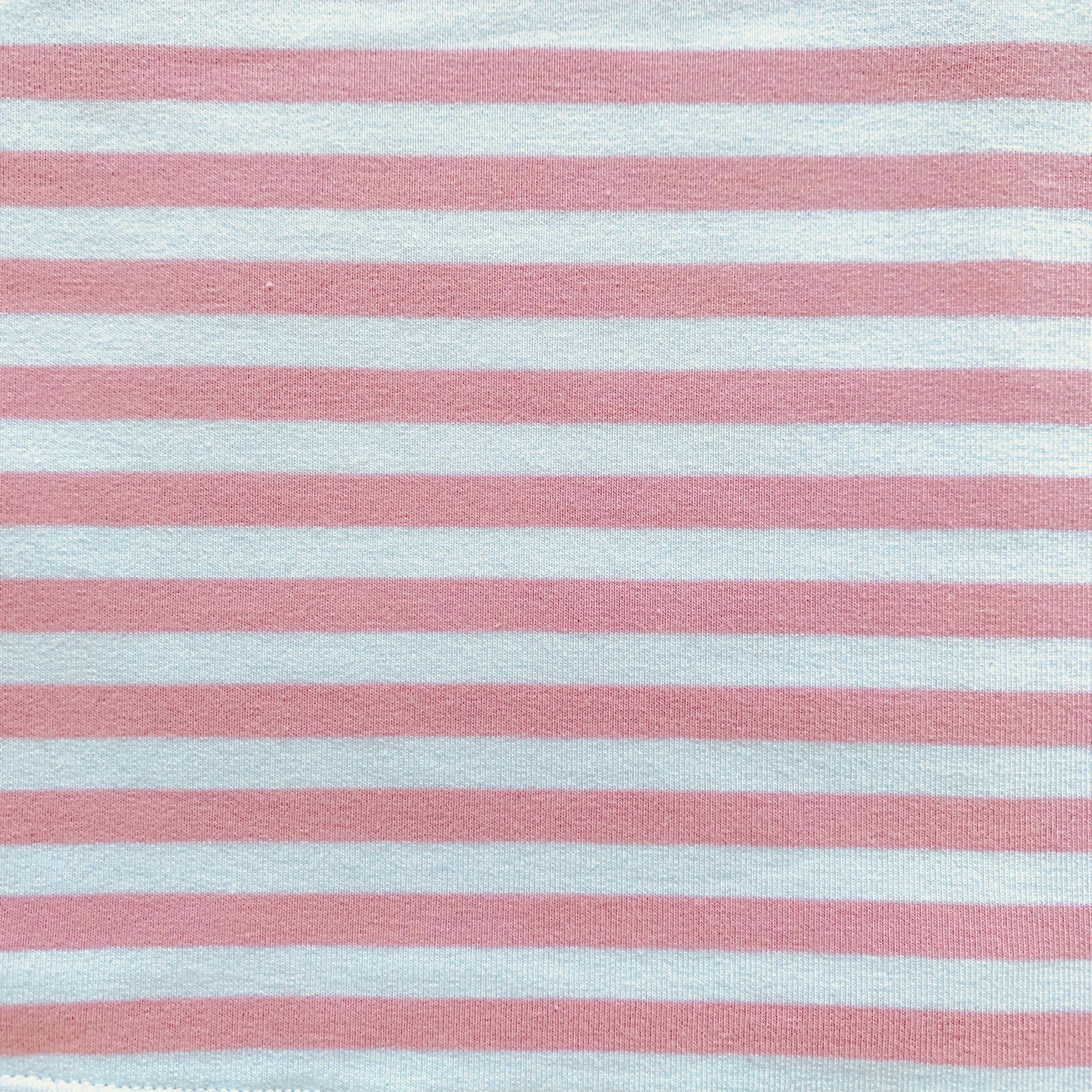 Anna Dress Stripes Sugar Pink