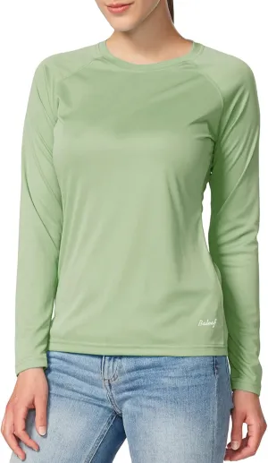 baleaf Women's UPF 50  Sun Shirts Long Sleeve UV Protection Rash Guard Lightweight Quick Dry SPF Hiking Tops Outdoor