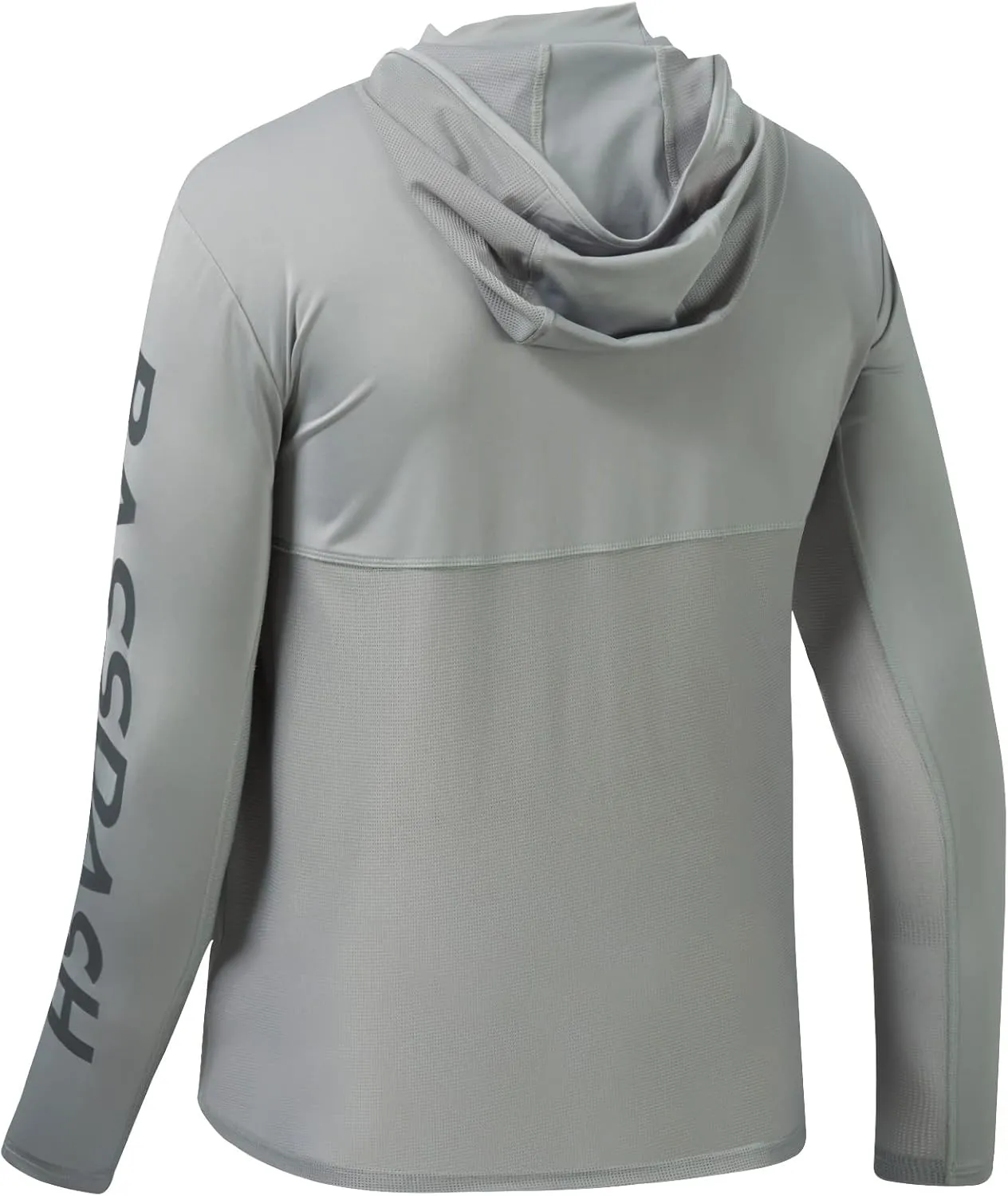 BASSDASH UPF 50  Men??s UV Sun Protection Long Sleeve Performance Fishing Hoodie Hooded Shirts