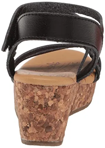 Blowfish Malibu Girls Liddie-k Wedge Sandal, Terracotta/Rosegold, 13 Little Kid