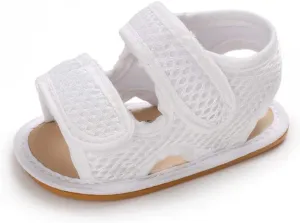 E-FAK Baby Boys Girls Summer Sandals Outdoor Beach Anti-Slip Rubber Soft Sole Newborn Toddler First Walker Shoes
