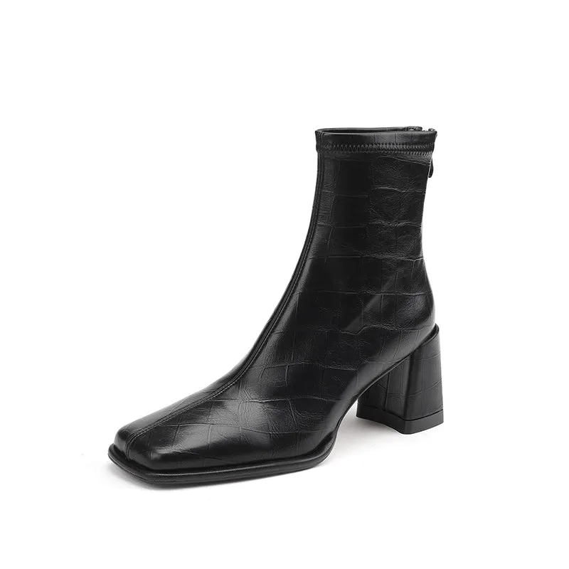 Miah Brown High Heel Boots