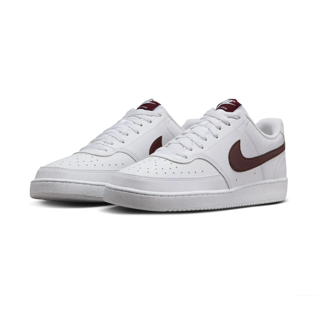 Nike Court Vision Low Next Nature Men's Shoes White Burgundy