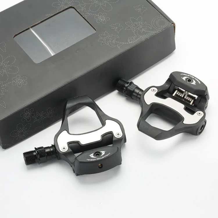 RACEWORK 01455 Road Bike Self-locking Pedals(Black)