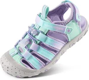 Stelle Boys Girls Sport Water Sandals Kids Summer Outdoor Beach Hiking Closed-Toe Athletic Shoes for Toddler/Little/Big Kids
