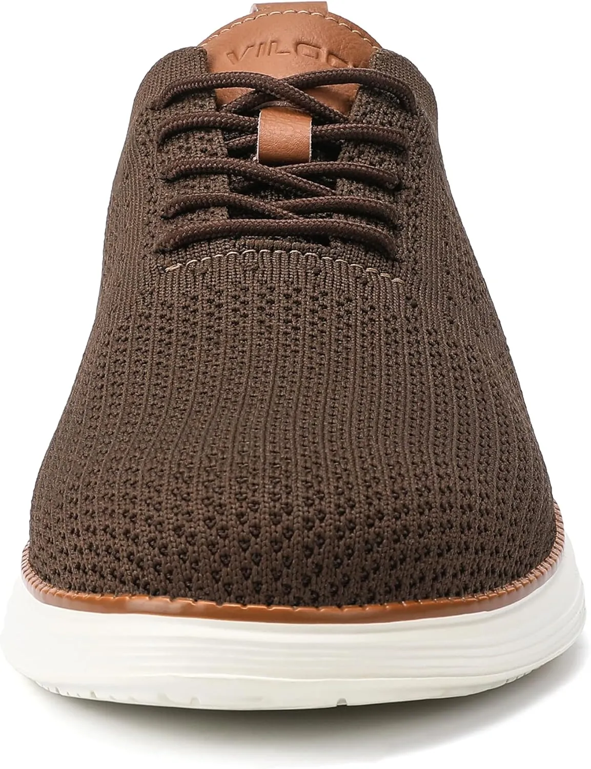 VILOCY Men's Casual Dress Sneakers Oxfords Business Mesh Breathable Walking Shoes Tennis Comfortable